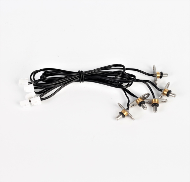 Stainless Steel Bullet-Shaped Housing NTC Thermistor, Water Heater Temperature Sensor 50k